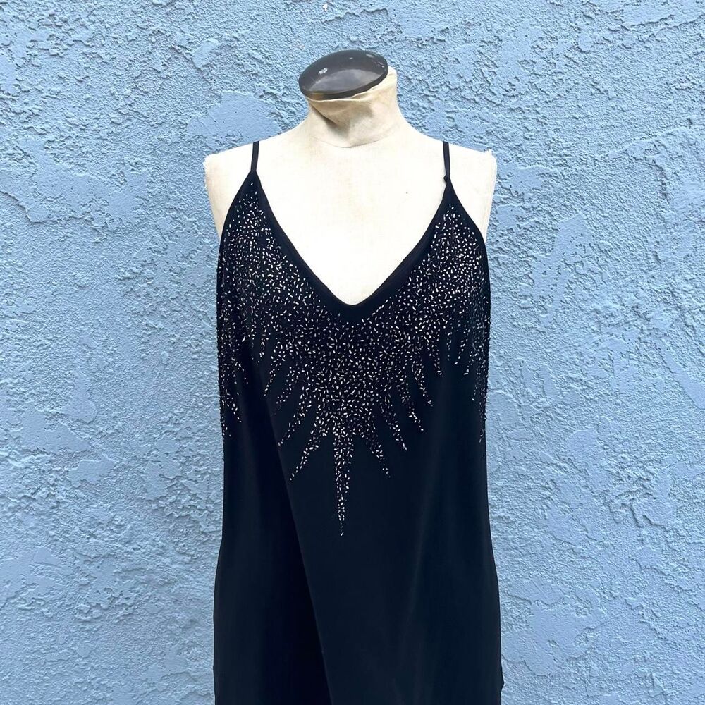 Rhinestone tank top plus size XL